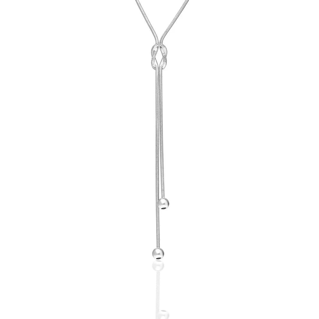 Düğümlü Tondo Zincir | 925 Gümüş