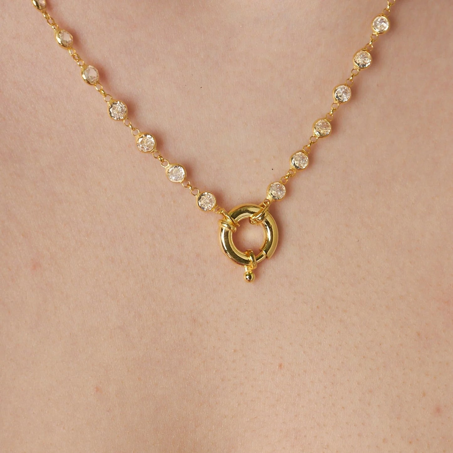 Taşlı Gemici Zincir | 925 Gümüş