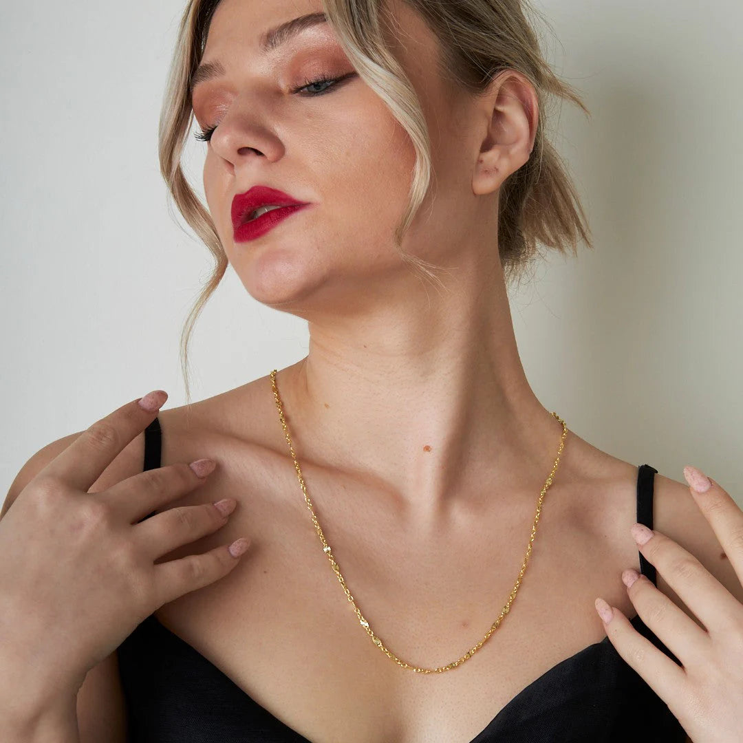 Vintage Desenli Zincir | 925 Gümüş