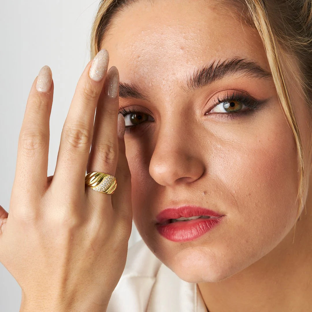 Kavisli Yüzük | 925 Gümüş