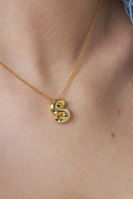 Balon Harf Kolye | 925 Gümüş