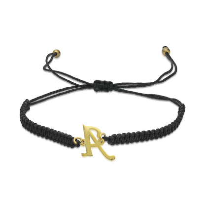 Makromeli Harf Bileklik | 925 Gümüş