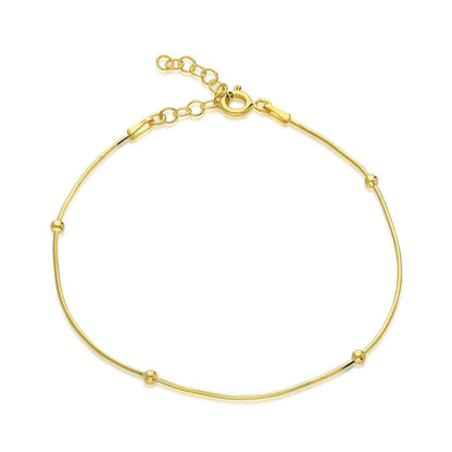 Doricalı Yılan Zincir Bileklik | 925 Gümüş