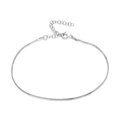 Sade Zincir Bileklik | 925 Gümüş