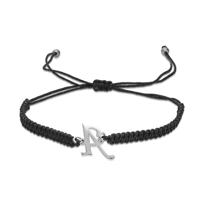 Makromeli Harf Bileklik | 925 Gümüş