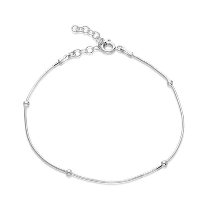 Doricalı Yılan Zincir Bileklik | 925 Gümüş