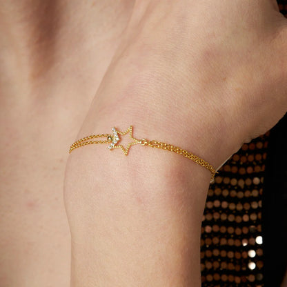 Yıldız Bileklik | 925 Gümüş