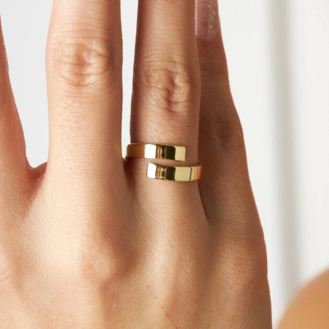 Basit Sarmal Yüzük | 925 Gümüş