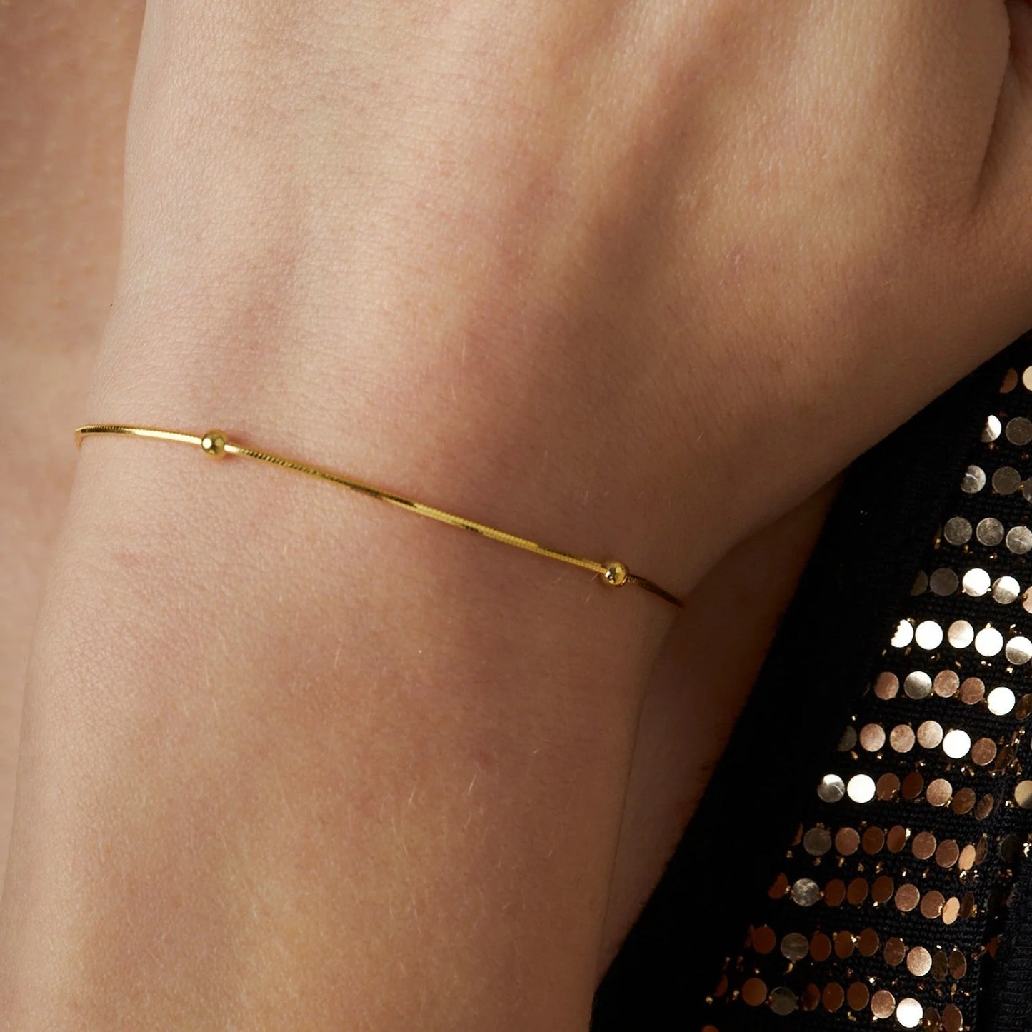 Doricalı Yılan Zincir Bileklik | 925 Gümüş