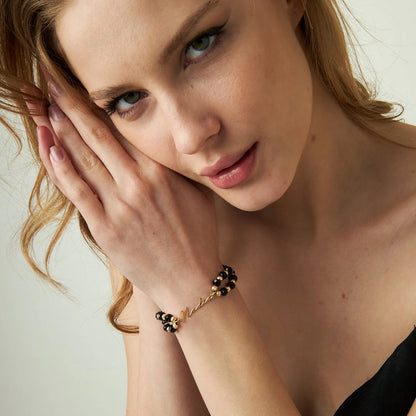 Makromeli İsim Bileklik | 925 Gümüş